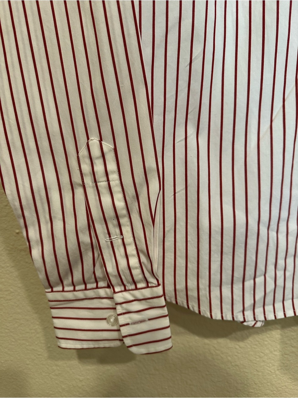 Ralph Lauren Women’s Blouse with Red and White Stripes—Size 10 - Picture 5 of 7